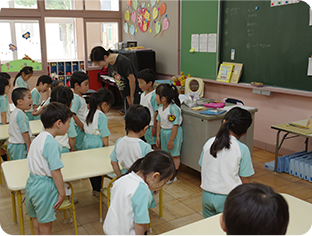 園での生活｜船橋市の幼稚園『学校法人聖明学園古和釜（コワガマ）幼稚園』